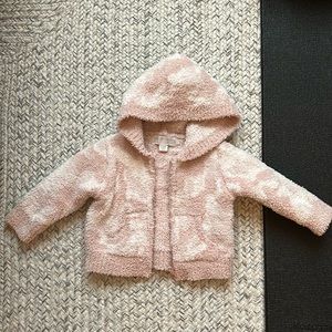 Barefoot Dreams Pink Camo hoodie 6-12months